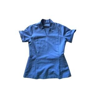 Figs discontinued scrub top in baby blue sz XXS nurse medical doctors